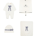 Elisabetta Franchi La Mia Bambina KIT TUTINA+COPERTA+CAPPELLO per Neonate