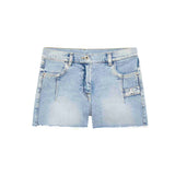 Patrizia Pepe Shorts Light Denim per Bambine
