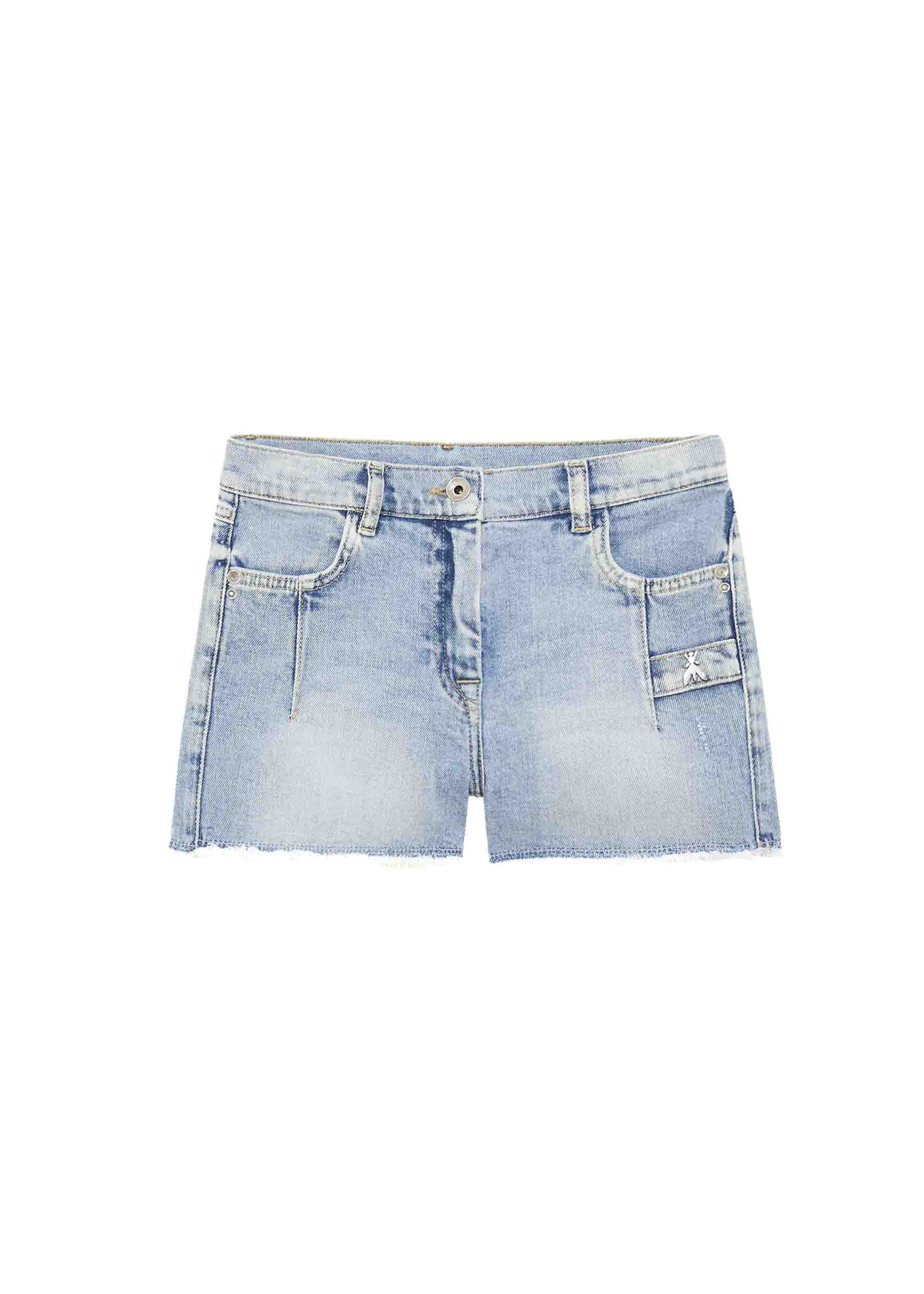 Patrizia Pepe Shorts Light Denim per Bambine