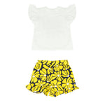 Msgm Kids Completo 2pz a Fantasia Floreale per Neonate