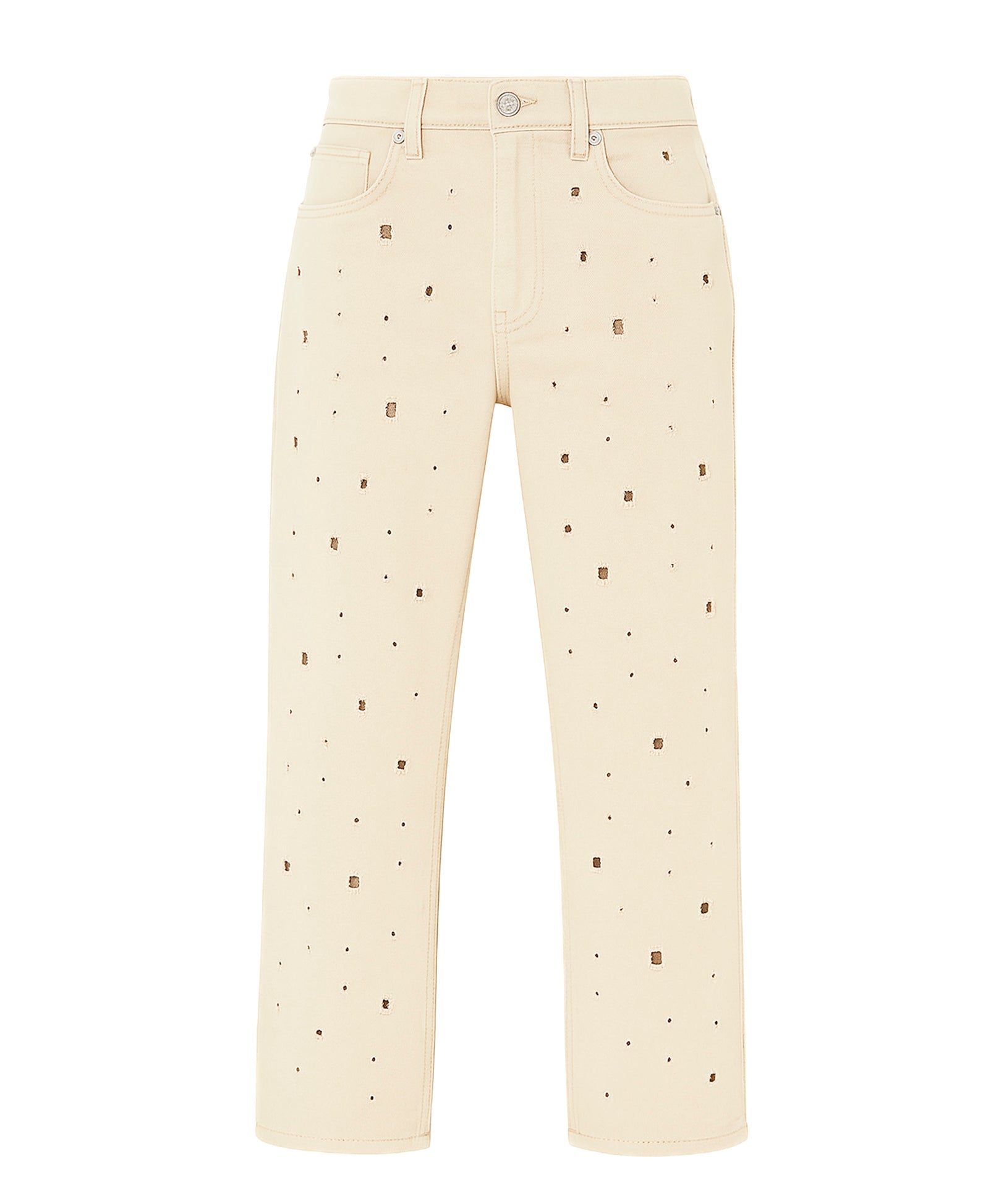 I'm Brian Jeans Traforato Denim Beige per Bambini