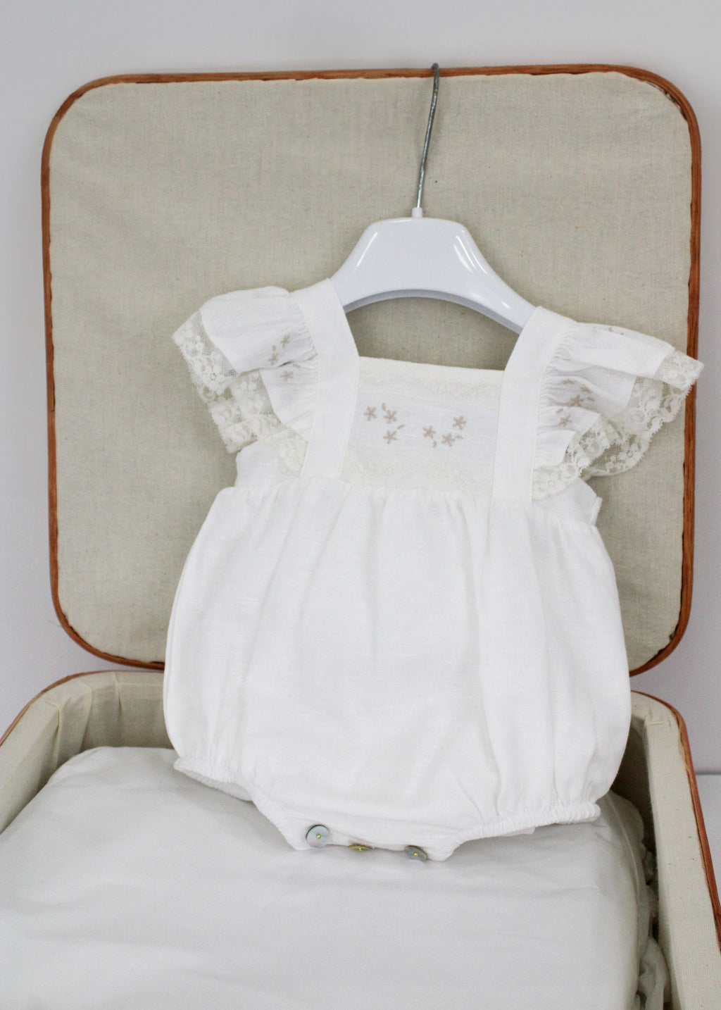 Deolinda Pagliaccetto Panna/Beige per Neonate