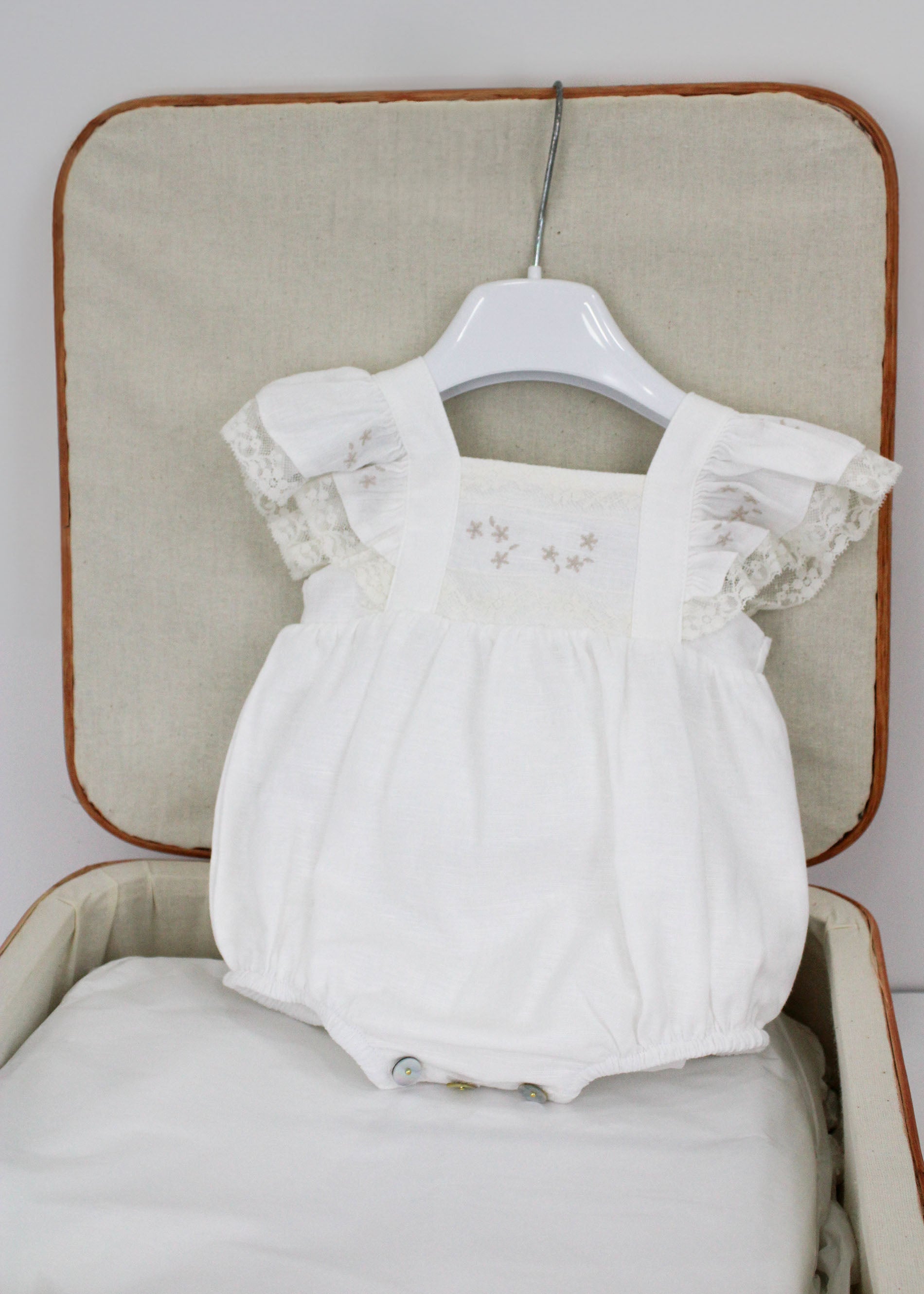 Deolinda Pagliaccetto Panna/Beige per Neonate