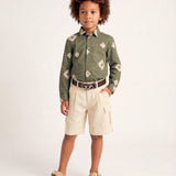 Daniele Alessandrini Kids Short Cargo Off-White per Bambini