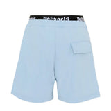 Palm Angels Kids Costume Celeste con Banda Logata per Bambini