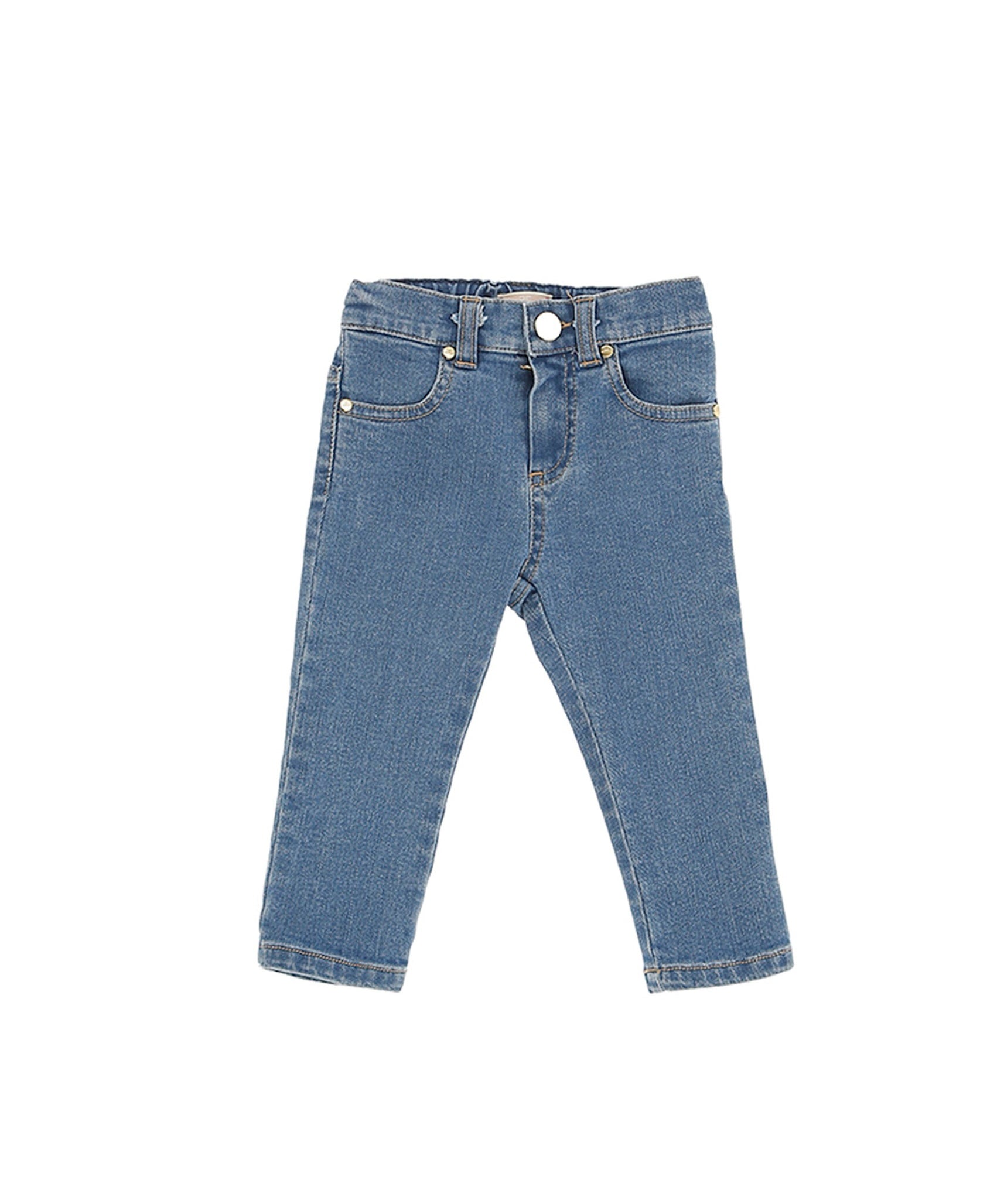 Elisabetta Franchi La Mia Bambina Jeans Denim per Neonate