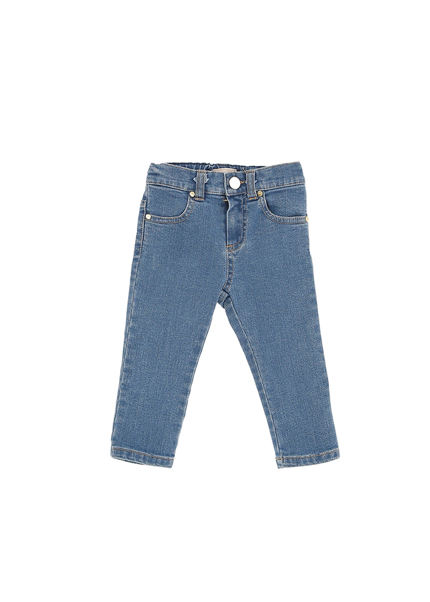 Elisabetta Franchi La Mia Bambina Jeans Denim per Neonate