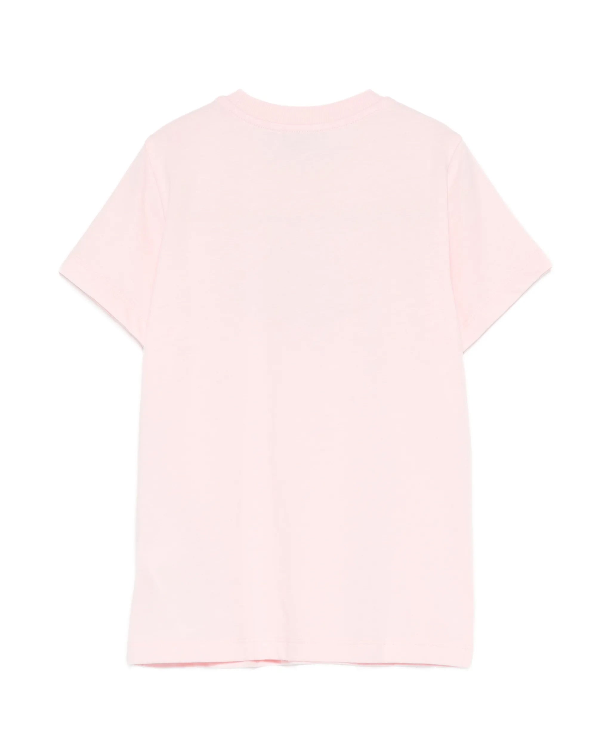 Moschino Kids T-Shirt Rosa con Logo Teddy Bear per Bambine