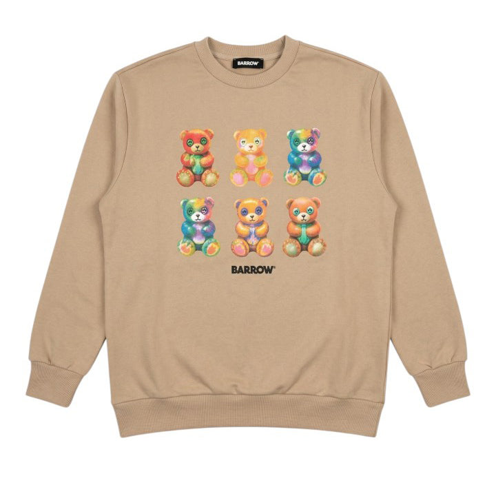 Barrow Kids Felpa Sabbia con Stampa per Bambine