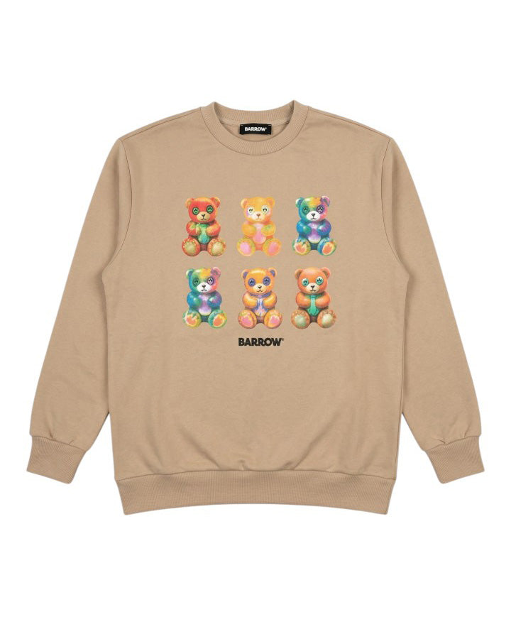 Barrow Kids Felpa Sabbia con Stampa per Bambine