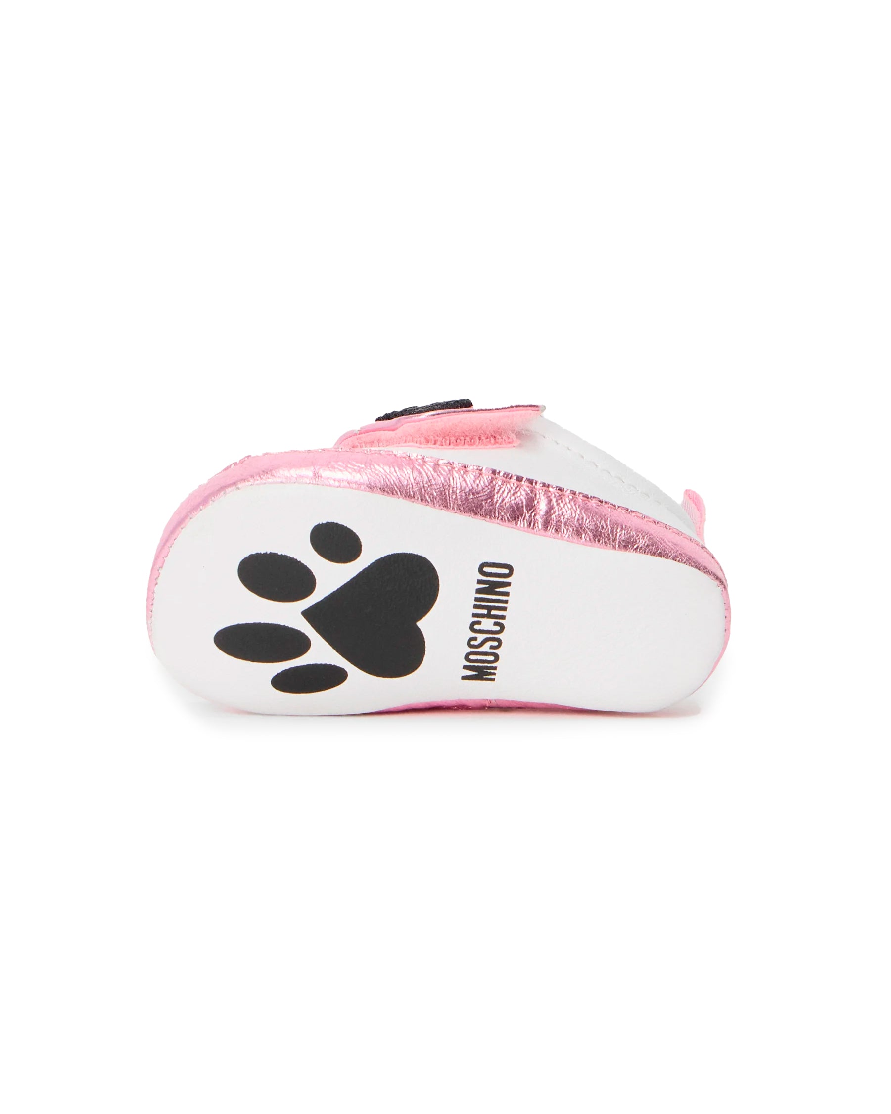 Moschino Kids Scarpette con Strappo per Neonate