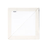 Moschino Kids Coperta Panna/Beige a Righe per Neonati