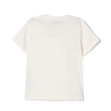 Pinko Kids T-shirt Bianca con Stampa per Bambine