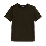 Dsquared2 Kids T-shirt Verde con Intarso Logo per Bambini 