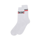 Gcds Kids Calzini Bianchi con Logo