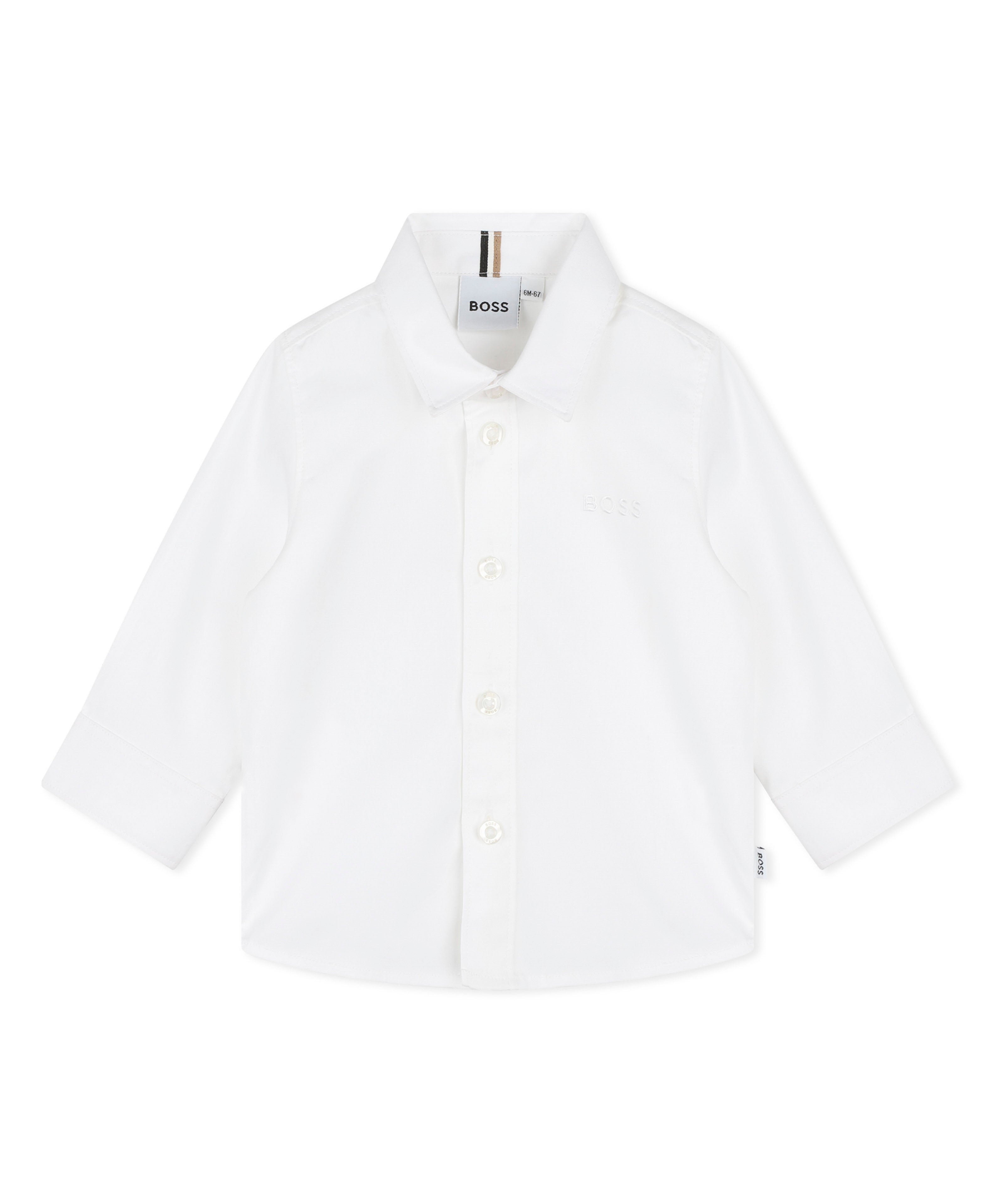 Boss Kids Camicia Bianca per Neonati