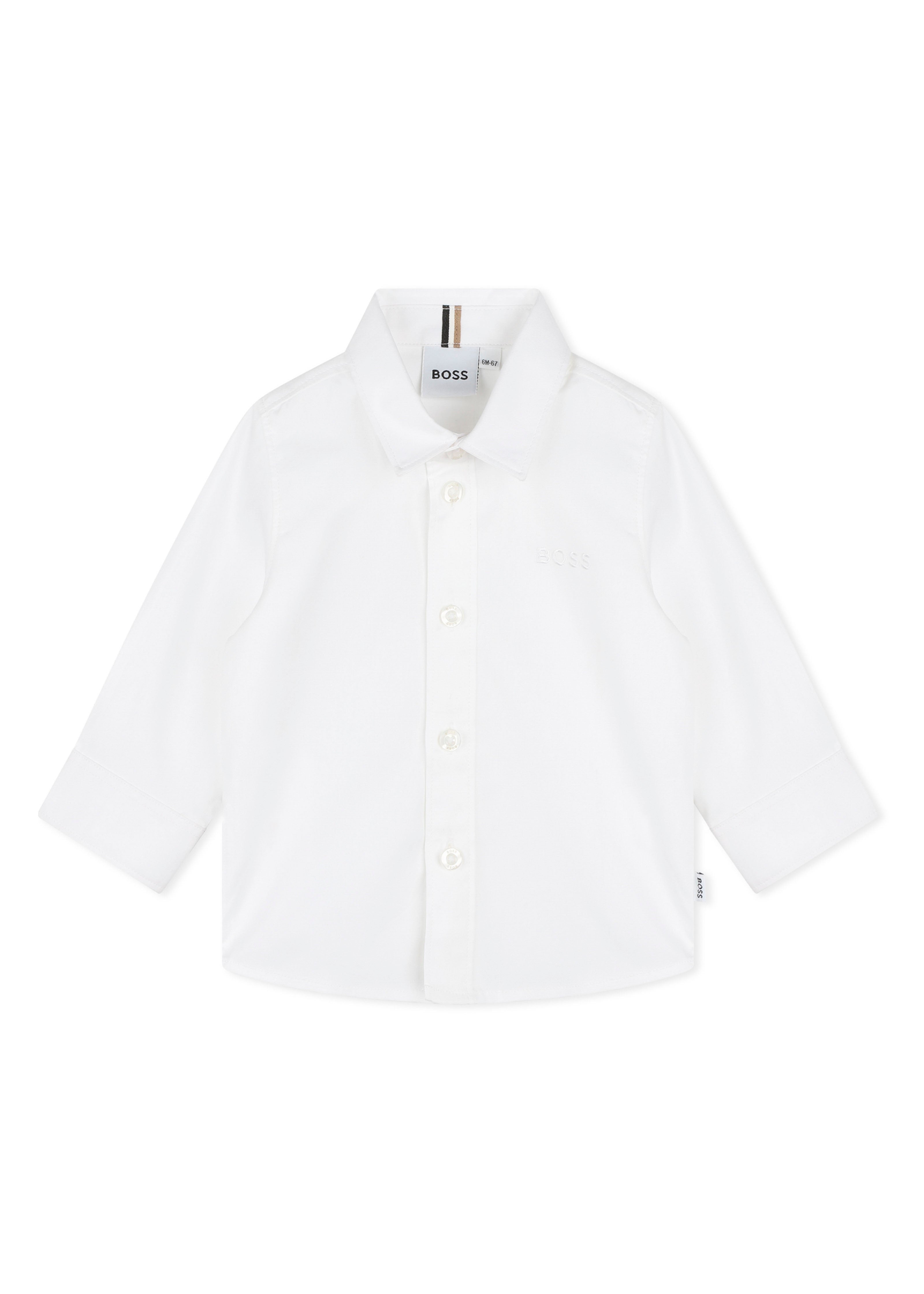 Boss Kids Camicia Bianca per Neonati