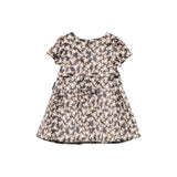 Moschino Kids Abito Nero con Teddy Allover per Neonate