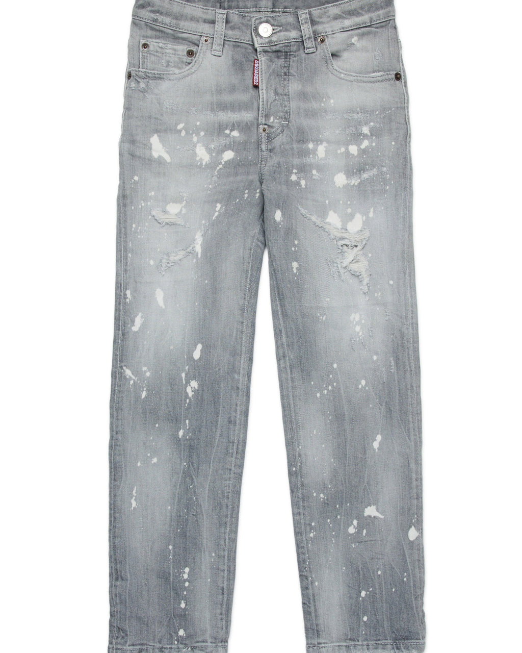 Dsquared2 Kids Jeans straight grigio 642 per Bambini