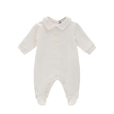 Iceberg Kids Tutina con Bavetta Bianca per Neonati