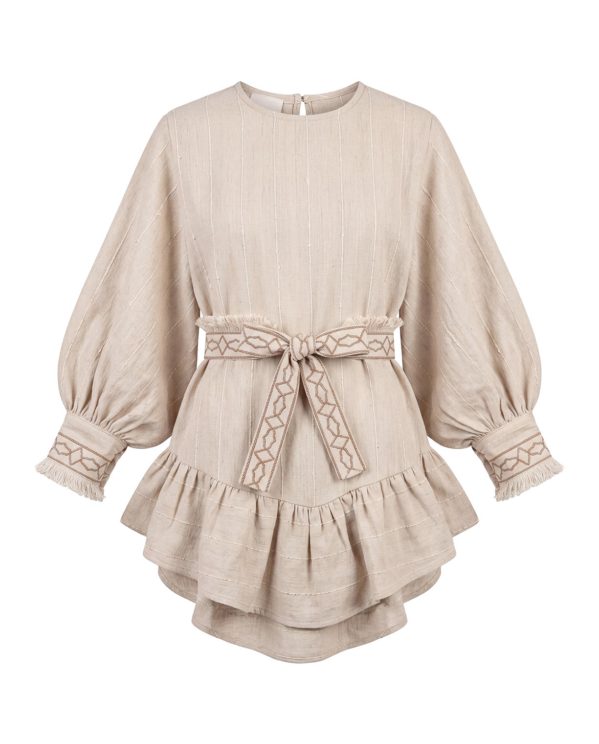 Cocò et Mamà Kids Abito Beige per Bambine