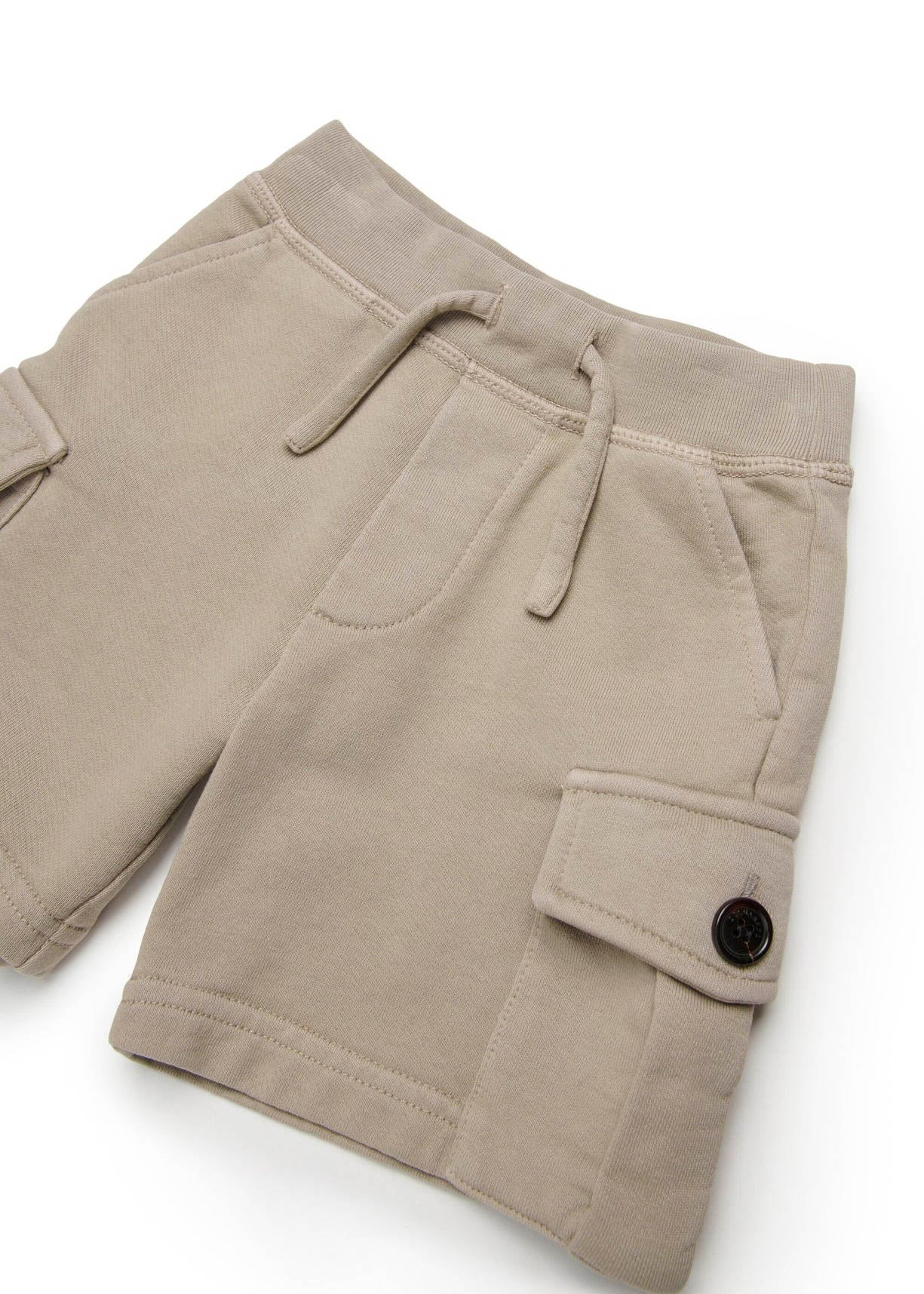 Dsquared2 Kids Beige Bermuda Shorts with Pockets for Newborns