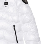 Blauer Kids Giubbino con Cappuccio Bianco LAROSE JUNIOR per Bambine