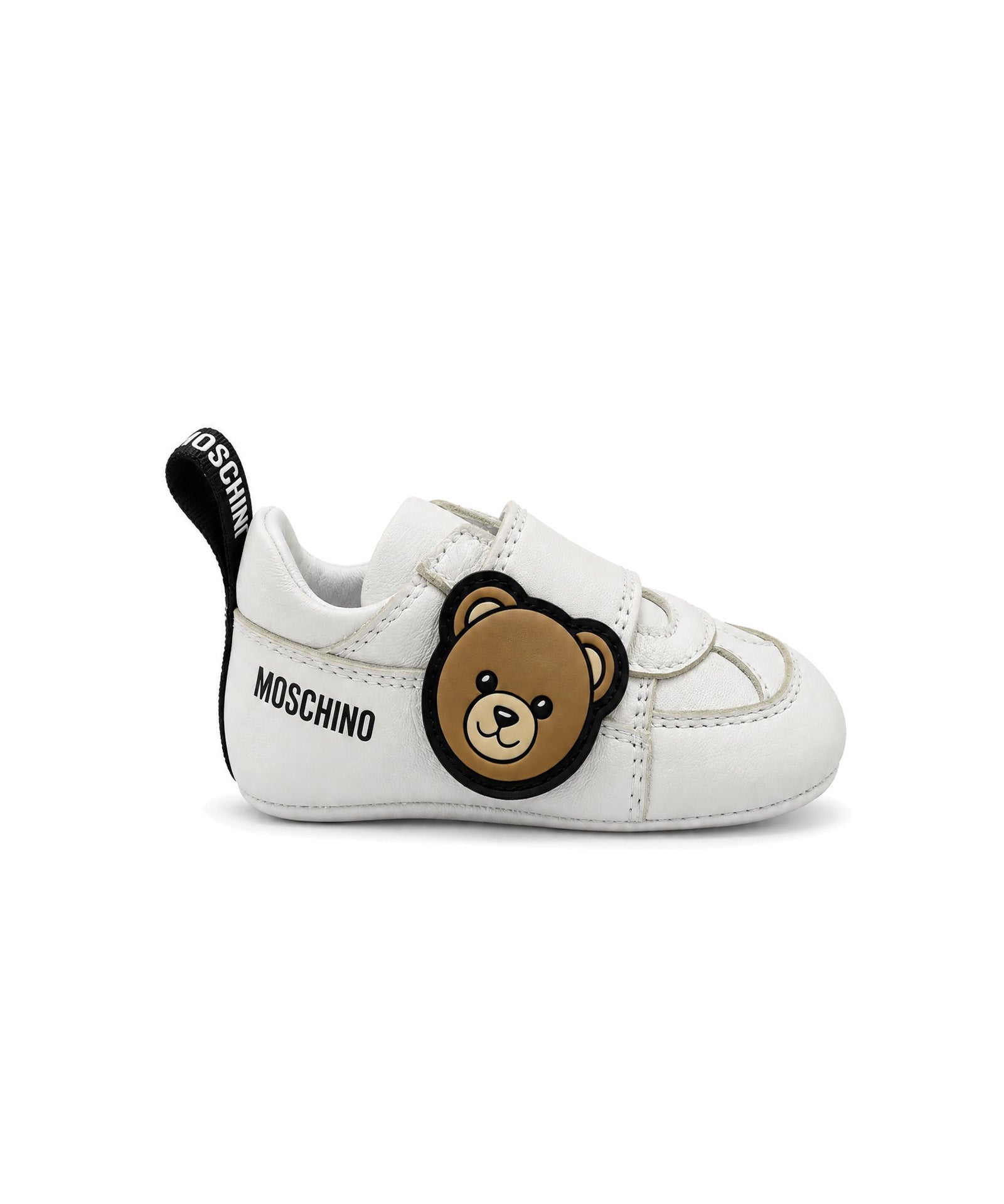 Moschino Kids Sneaker Primo Passo Orsetto Bianco per Bambini