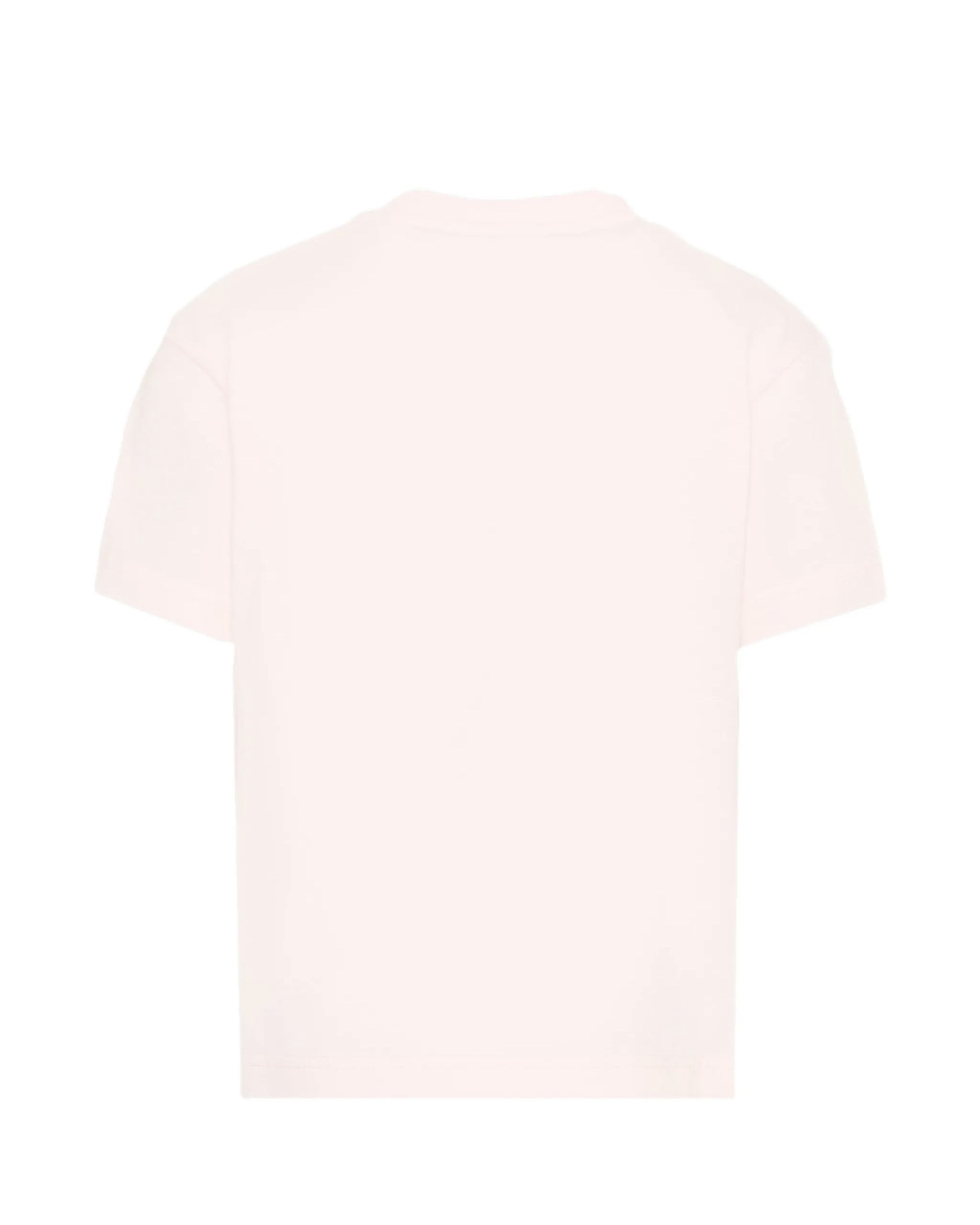 Palm Angels Kids T-Shirt Rosa con Logo Teddy per Bambine