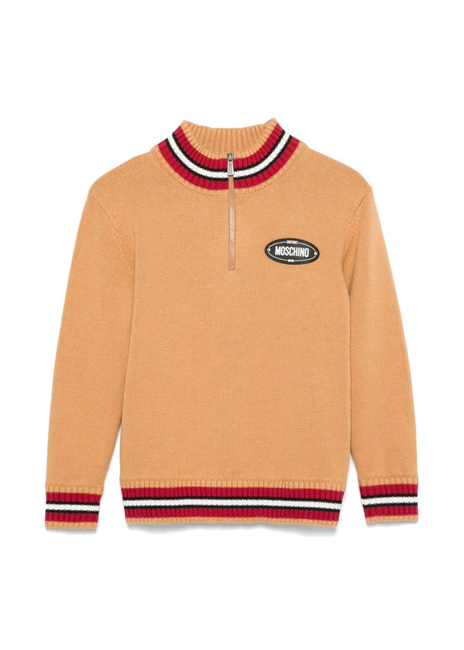 Moschino Kids Maglione Cammello per Bambini