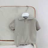 Le Coconne Polo Sabbia per Neonati