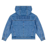 Moschino Kids Giubbino Denim con Logo per Bambini (retro)