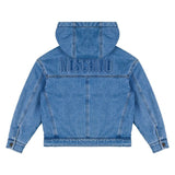 Moschino Kids Giubbino Denim con Logo per Bambini (retro)