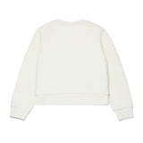 Max & Co Kids Felpa Girocollo Crema con Logo per Bambine (retro)