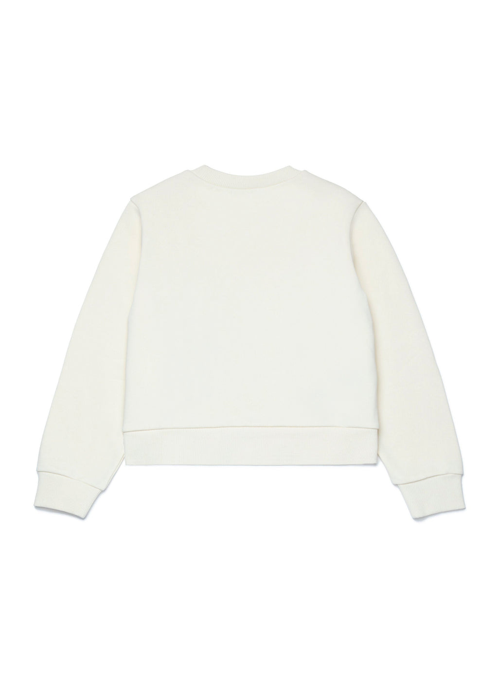 Max & Co Kids Felpa Girocollo Crema con Logo per Bambine (retro)