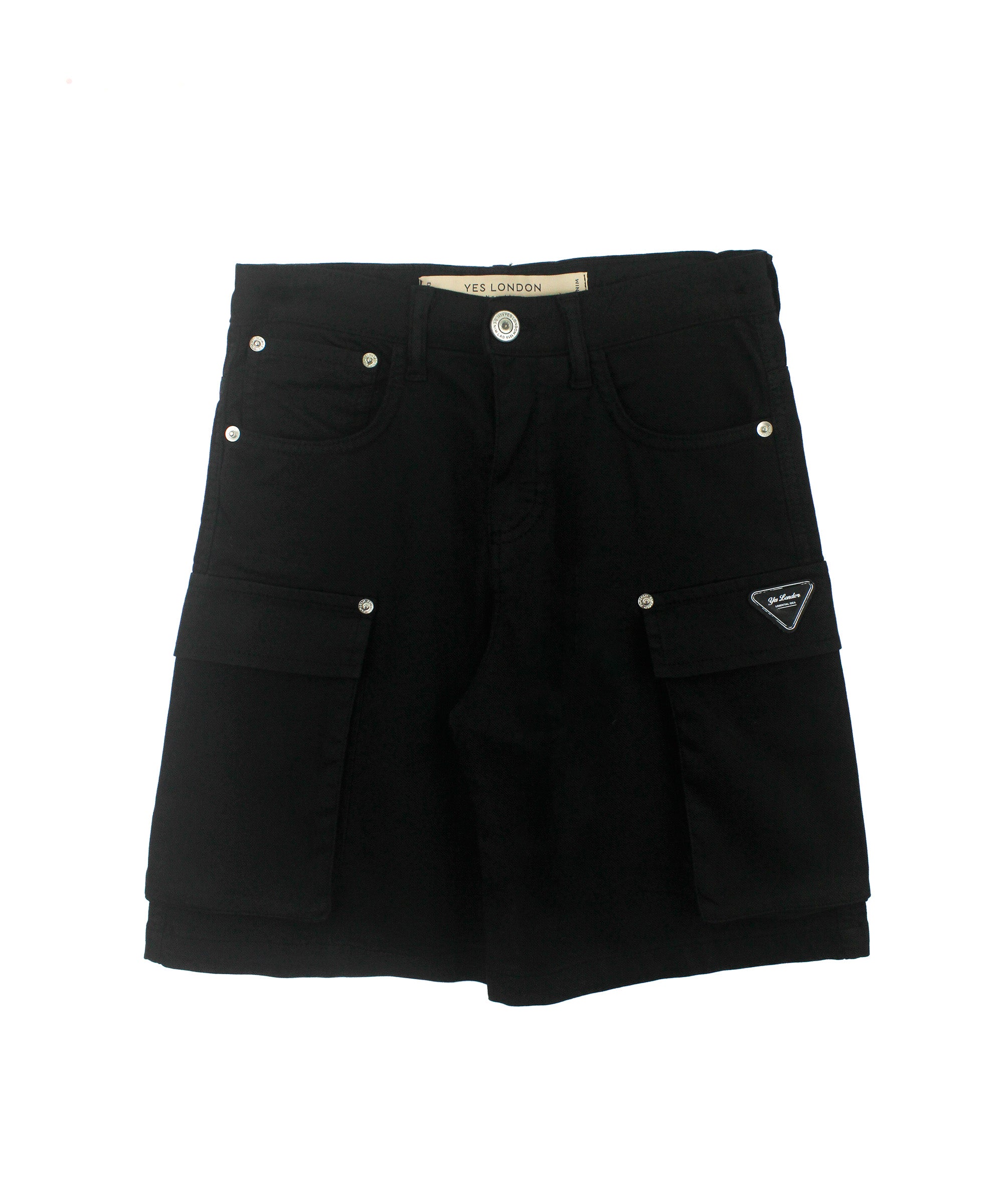 Yes London Bermuda Denim Nero per Bambini