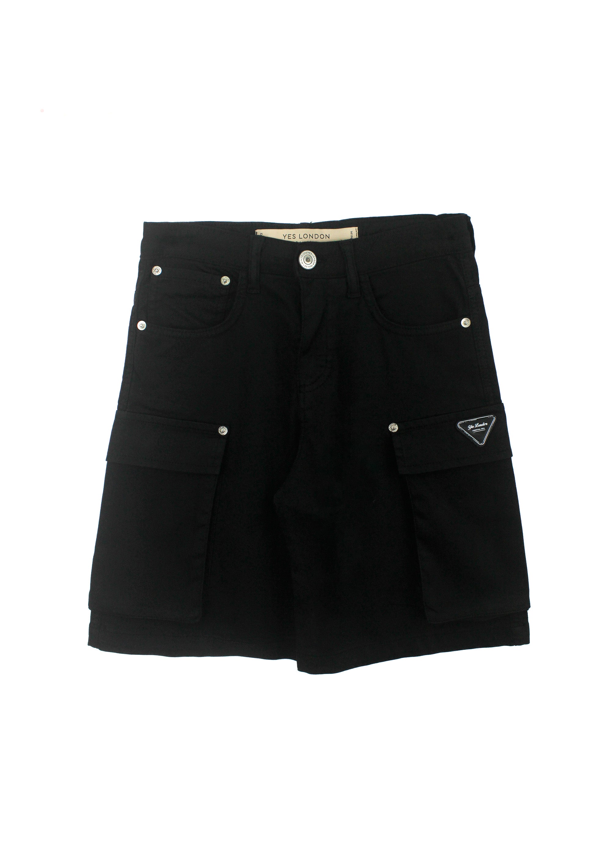 Yes London Bermuda Denim Nero per Bambini