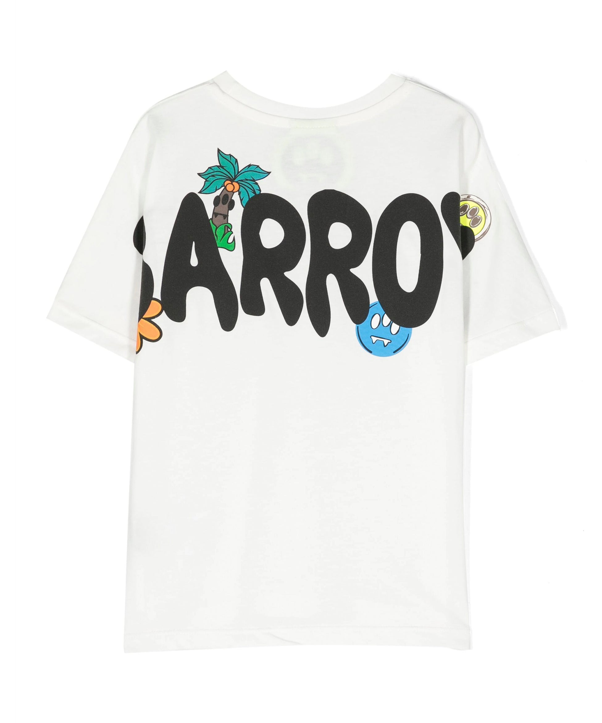 Barrow Kids T-shirt Bianca con Stampa retro
