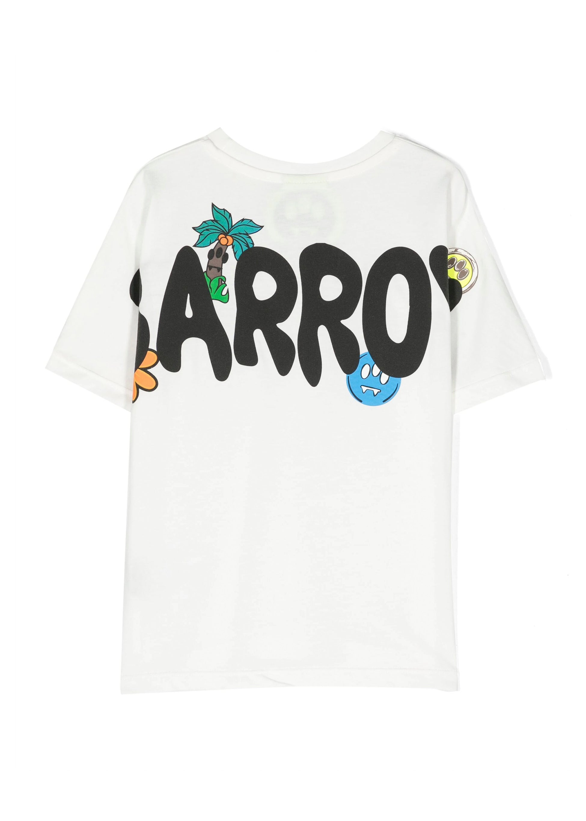 Barrow Kids T-shirt Bianca con Stampa retro