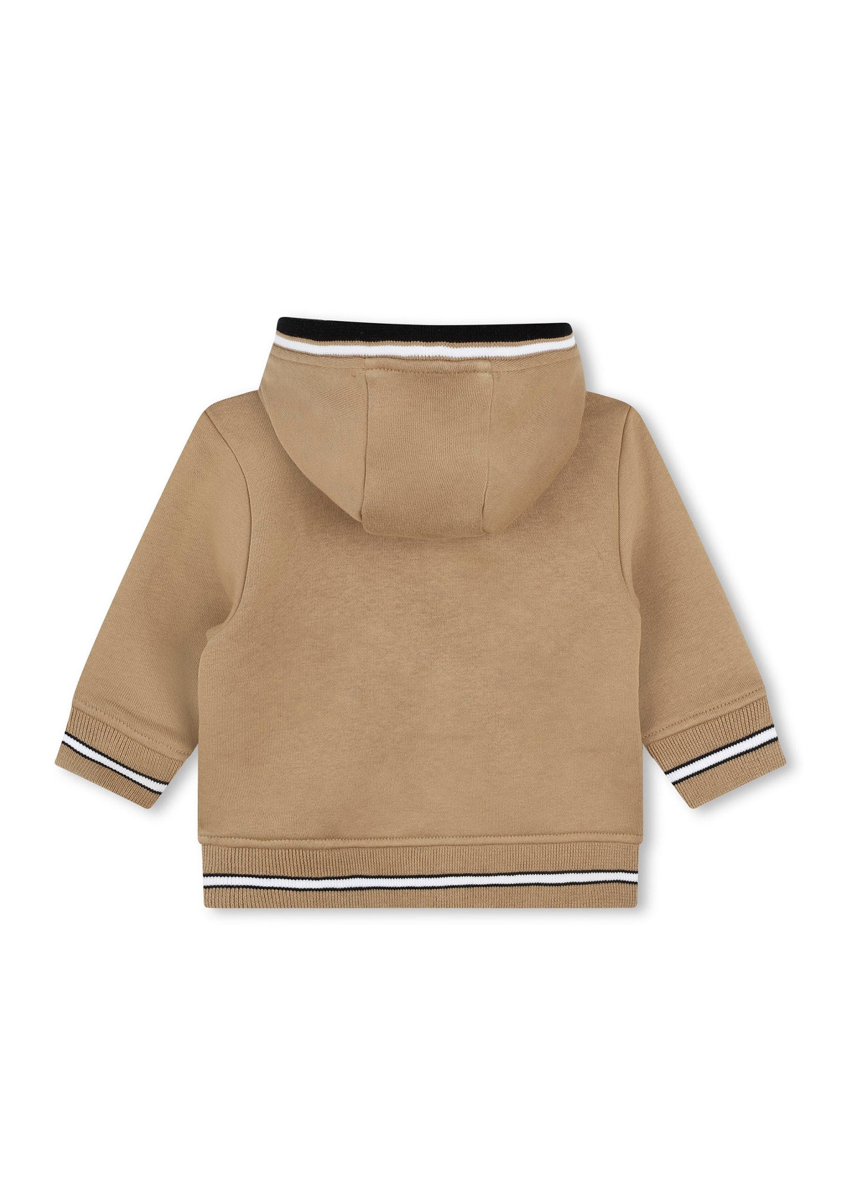Boss Kids Cardigan Biscotto con Cappuccio per Neonati (retro)
