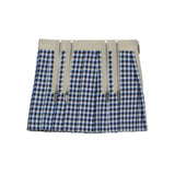 Dsquared2 Kids Gonna a Quadri con Zip per Bambine (fronte)