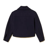 Twinset Kids Giubbino Blu con Tasche e Zip per Bambine