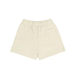 Palm Angels Kids Short Panna con Logo Celeste per Neonato