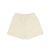 Palm Angels Kids Short Panna con Logo Celeste per Neonato