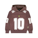 Barrow Kids Felpa Sportiva con Cappuccio Marrone Unisex  per Bambini