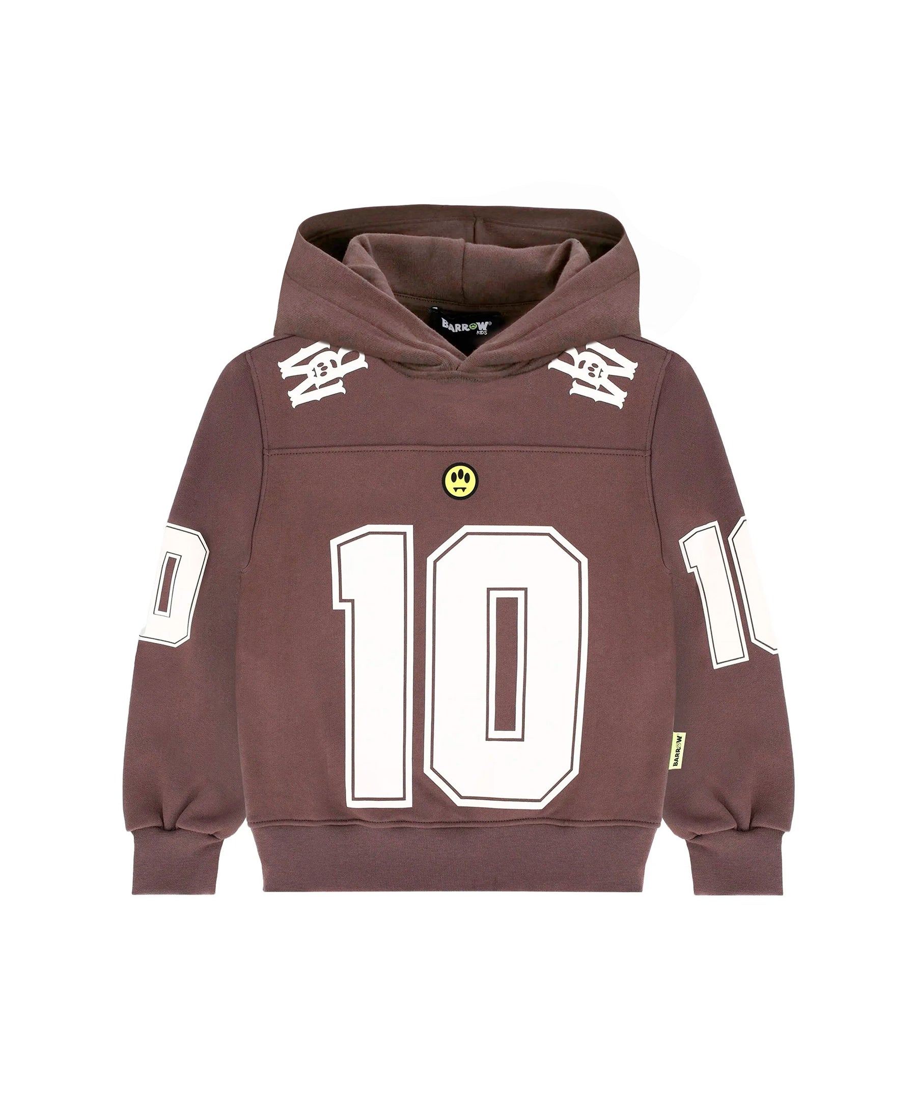 Barrow Kids Felpa Sportiva con Cappuccio Marrone Unisex  per Bambini