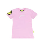 Barrow Kids Abito Rosa con Stampa Retro per Neonate