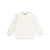 Iceberg Kids Felpa Girocollo Bianca con Stampa Logo per Neonati