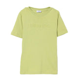 Pinko Kids T-shirt Verde con Logo per Bambine