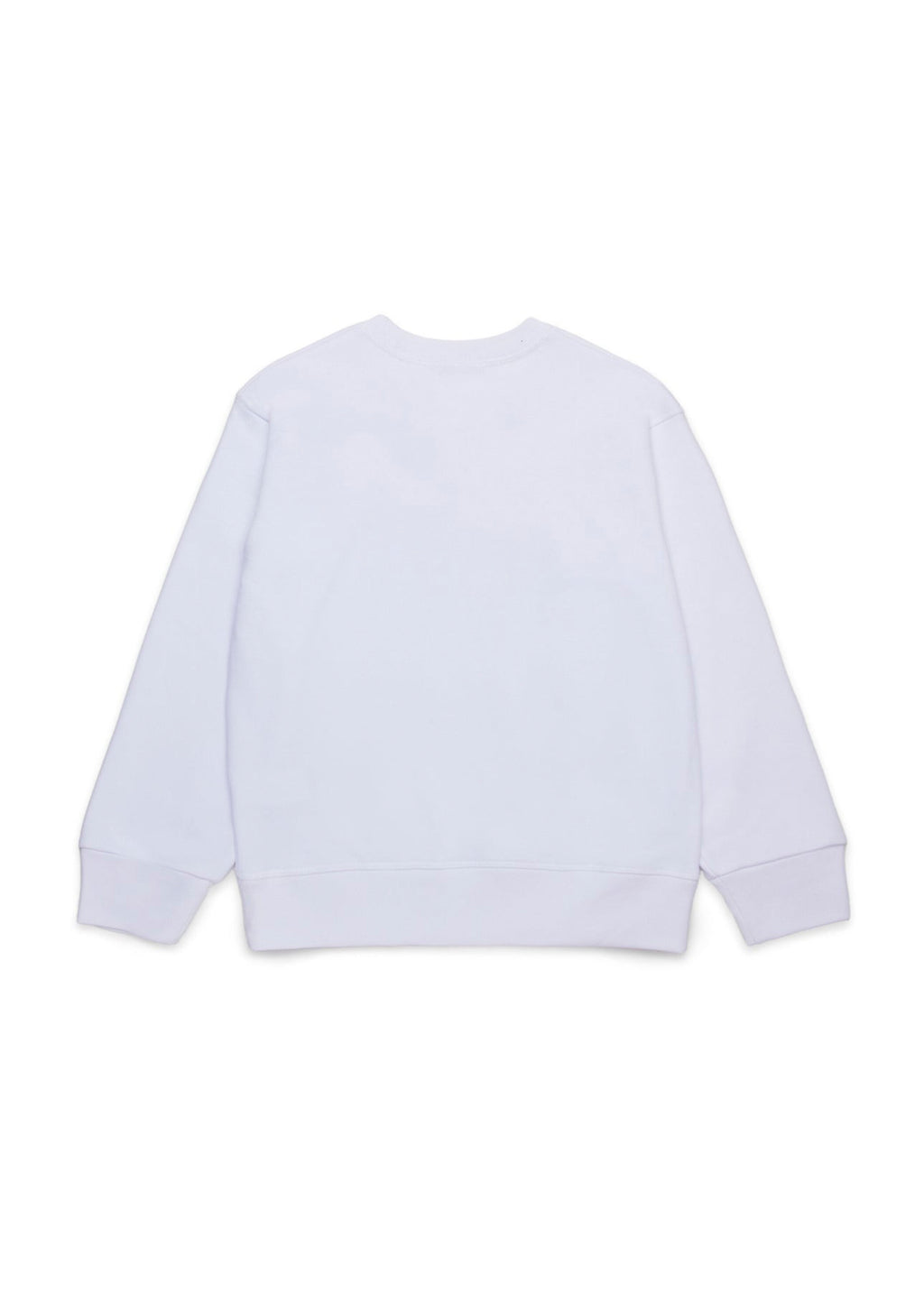Dsquared2 Kids Felpa Girocollo Bianca con Stampa per Bambini